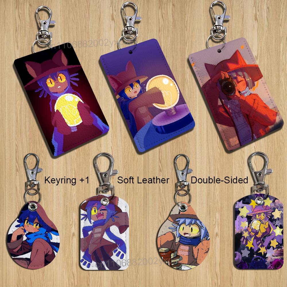 Leather Work Leather - cute Niko game OneShot Holder For