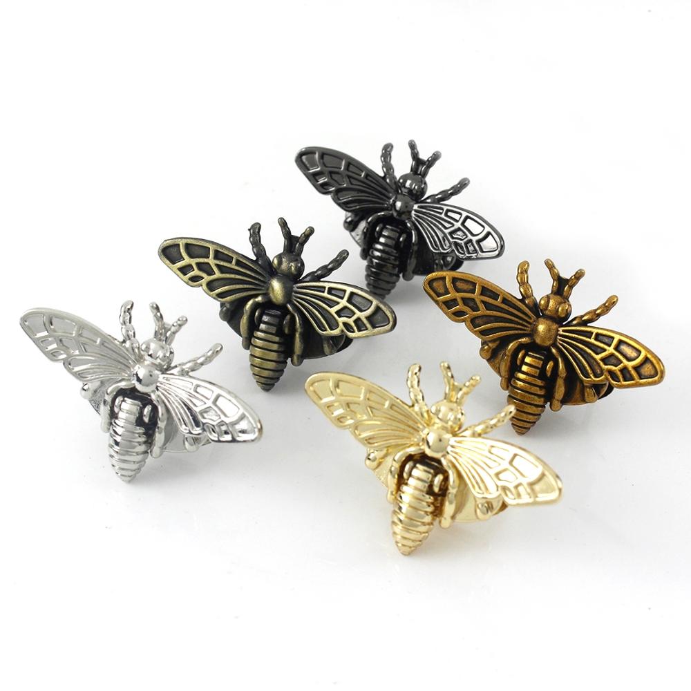 Leatherwork Hardware - Metal Bee Shape Turn Lock Retro