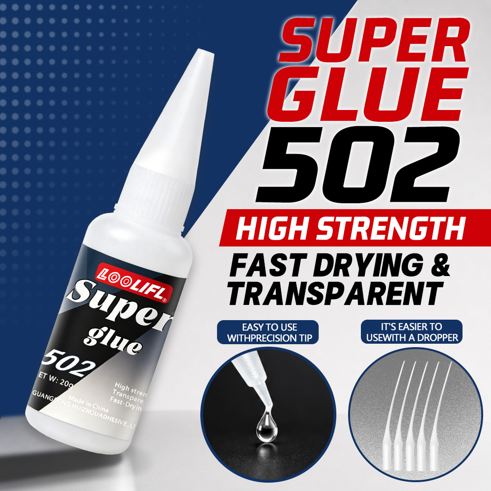 Leather Works - Loolifl-502-20Ml Instant Transparent Cyanoacrylate Medium Thick