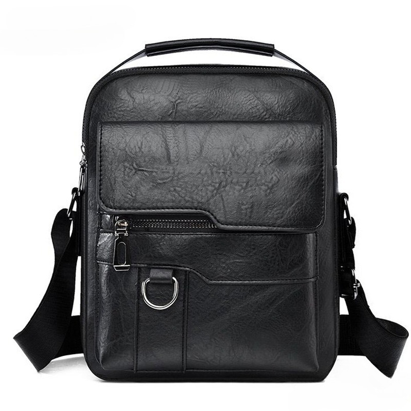 Leather Work Bag Mens - Hot Fashion Korean Style Men Casual