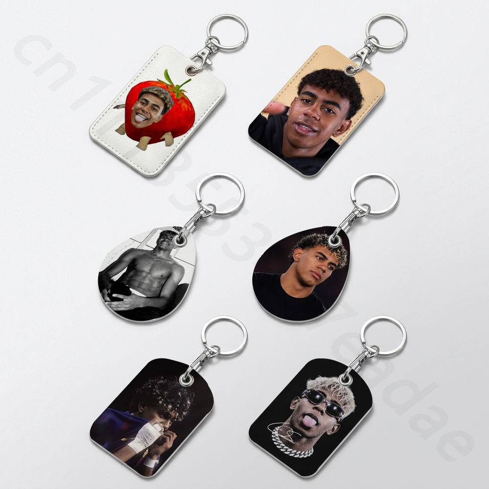 Leather Work Leather - L-Lamine Yamal Holder Keychain For Bank