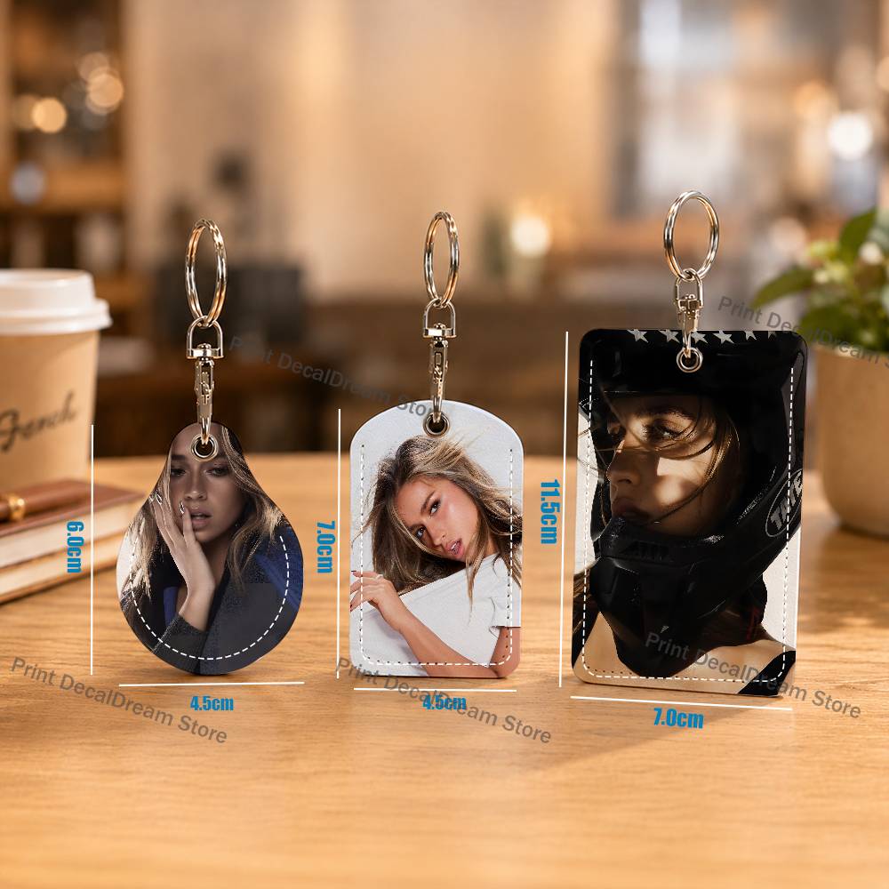 Leather Work Leather - Singer T-Tate McRae Holder Keychain For