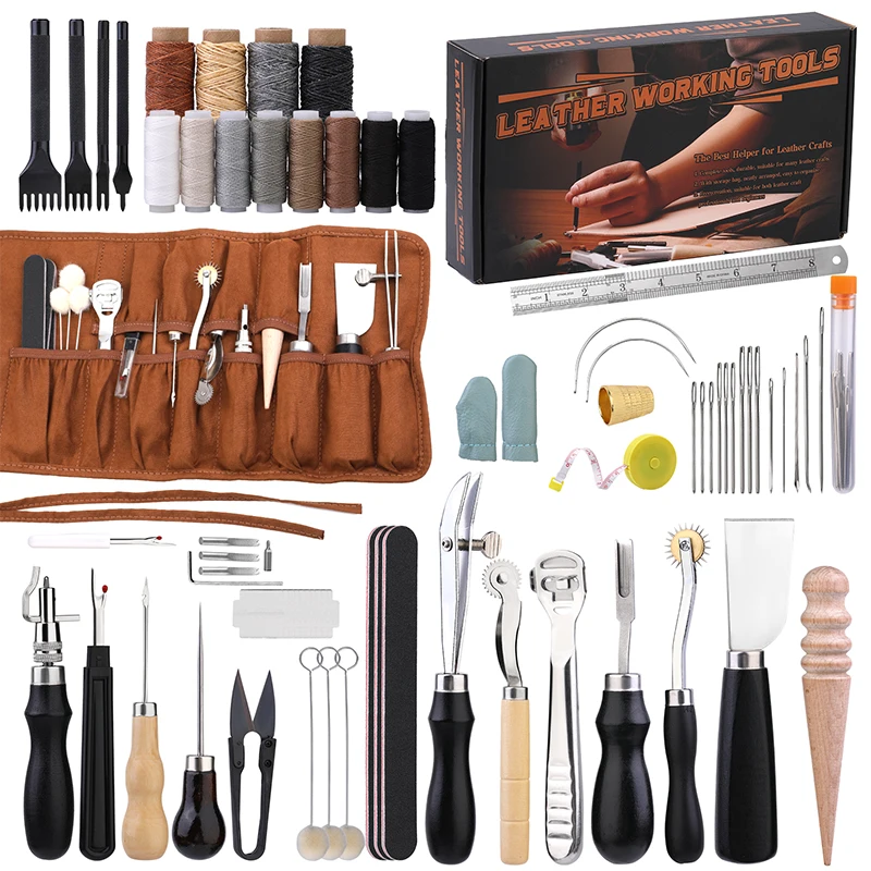 Leather Work Organiser - KRABALL Professional Leather Craft Tool Kit