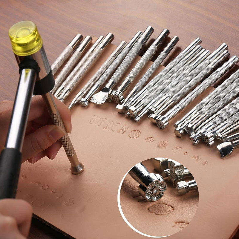 20Pcs Leather Stamping Tools L - Leather Work Organiser ulasan dan harga