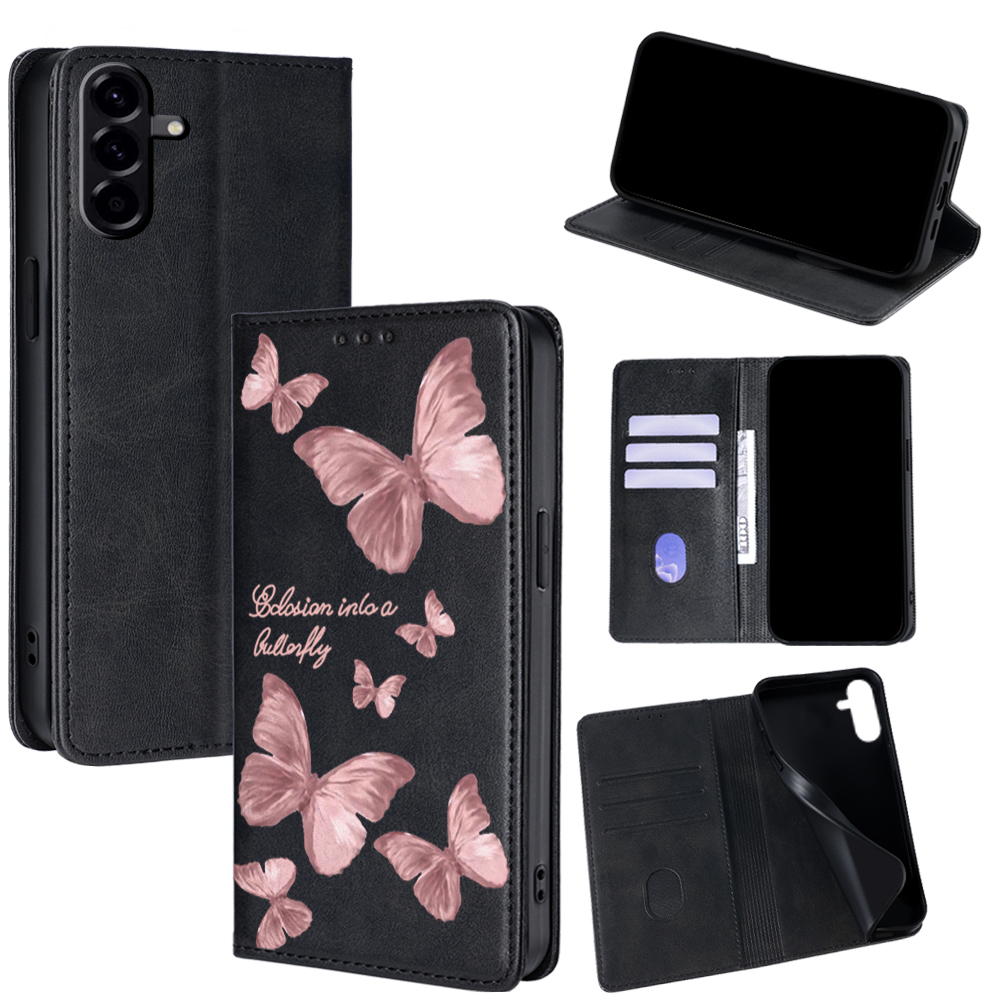 Pink butterfly Pattern Leather - Leatherwork Drawing ulasan dan harga