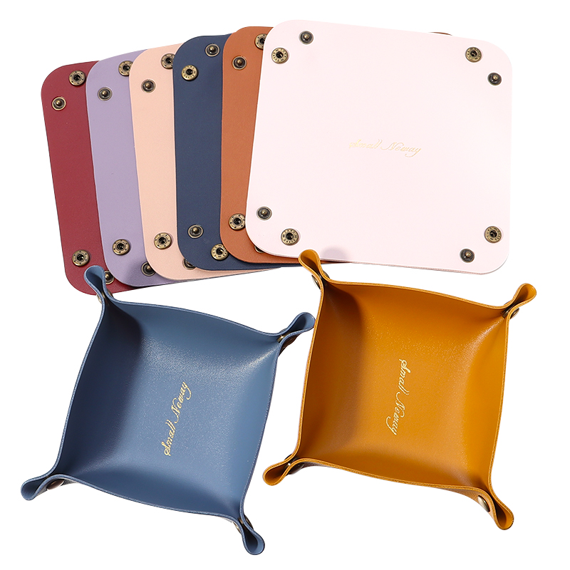 1pc PU Leather Storage Box Col - Leatherwork Desk ulasan dan harga