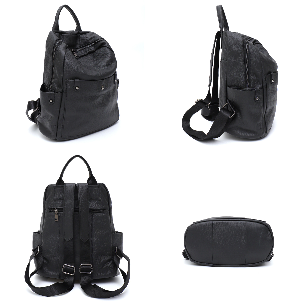 Soft Genuine Cowhide Daily Bac - Leather Work Womens Backpack ulasan dan harga