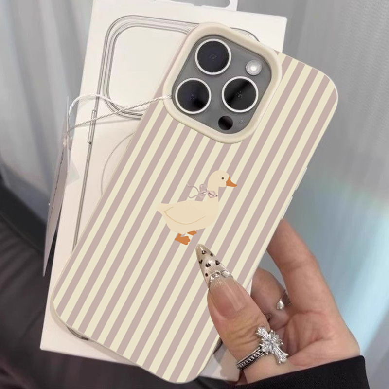 Cute Duck Pattern Phone Case F - Leatherwork Drawing ulasan dan harga