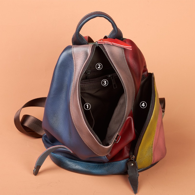Vintage Elegant Work Backpack  - Leather Work Womens Backpack ulasan dan harga