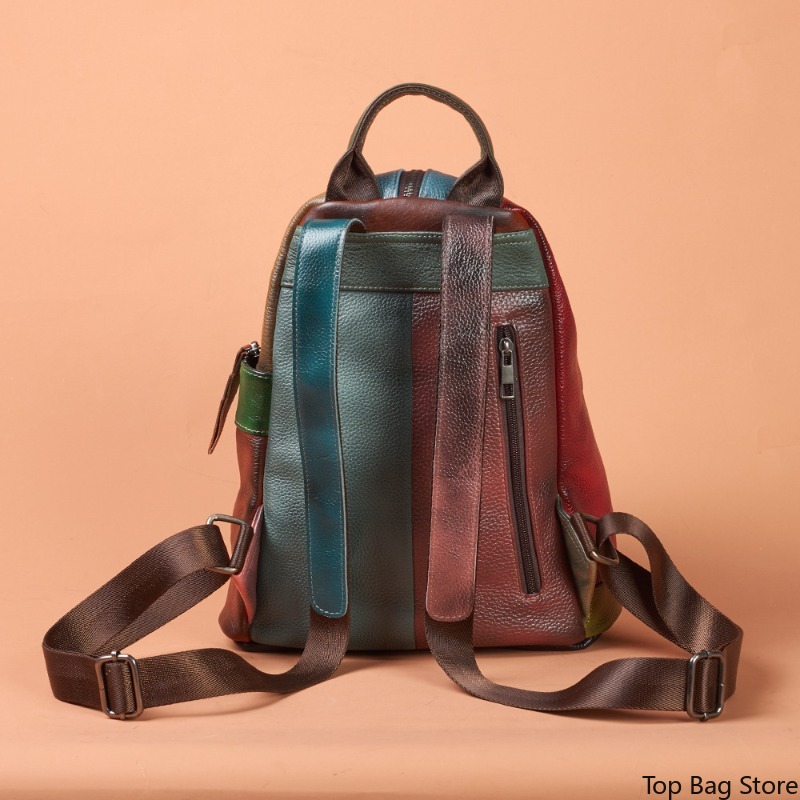 Vintage Elegant Work Backpack  - Leather Work Womens Backpack ulasan dan harga