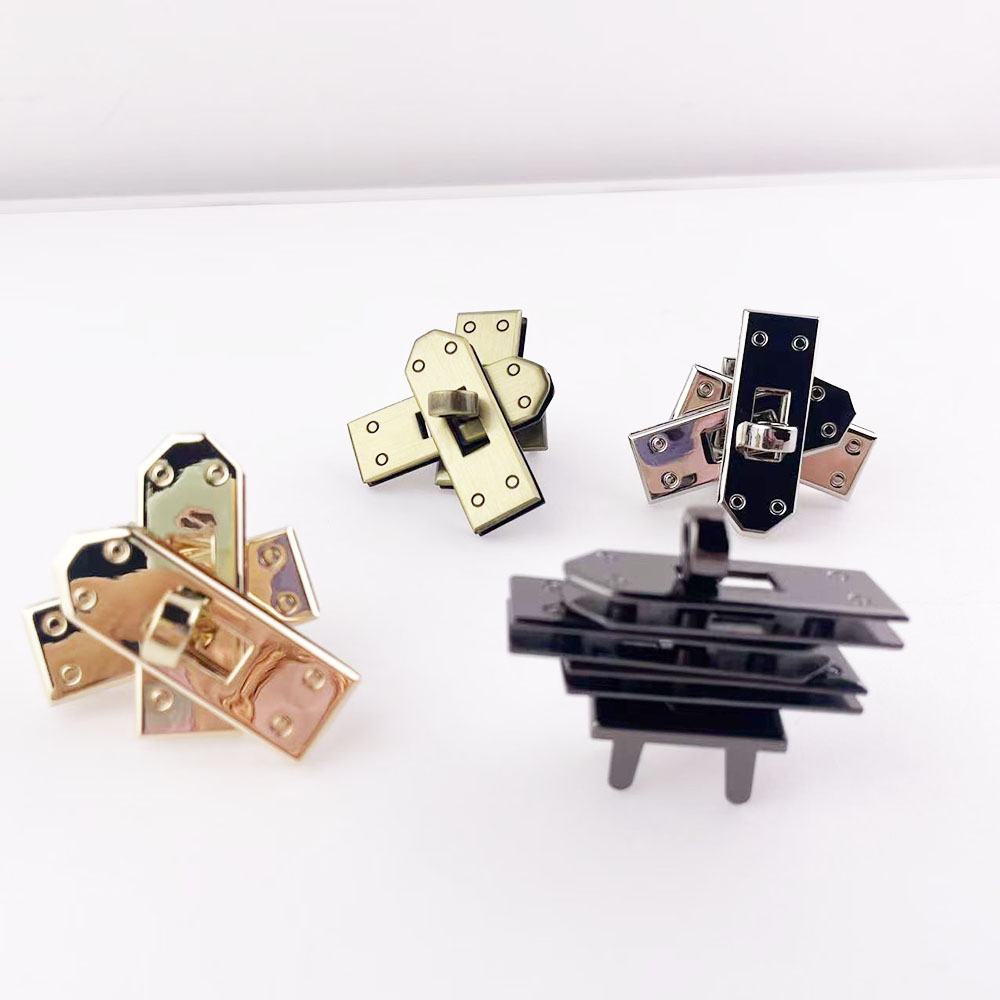 1set(4pcs) 46mm Gold/Brass Met - Leatherwork Hardware ulasan dan harga