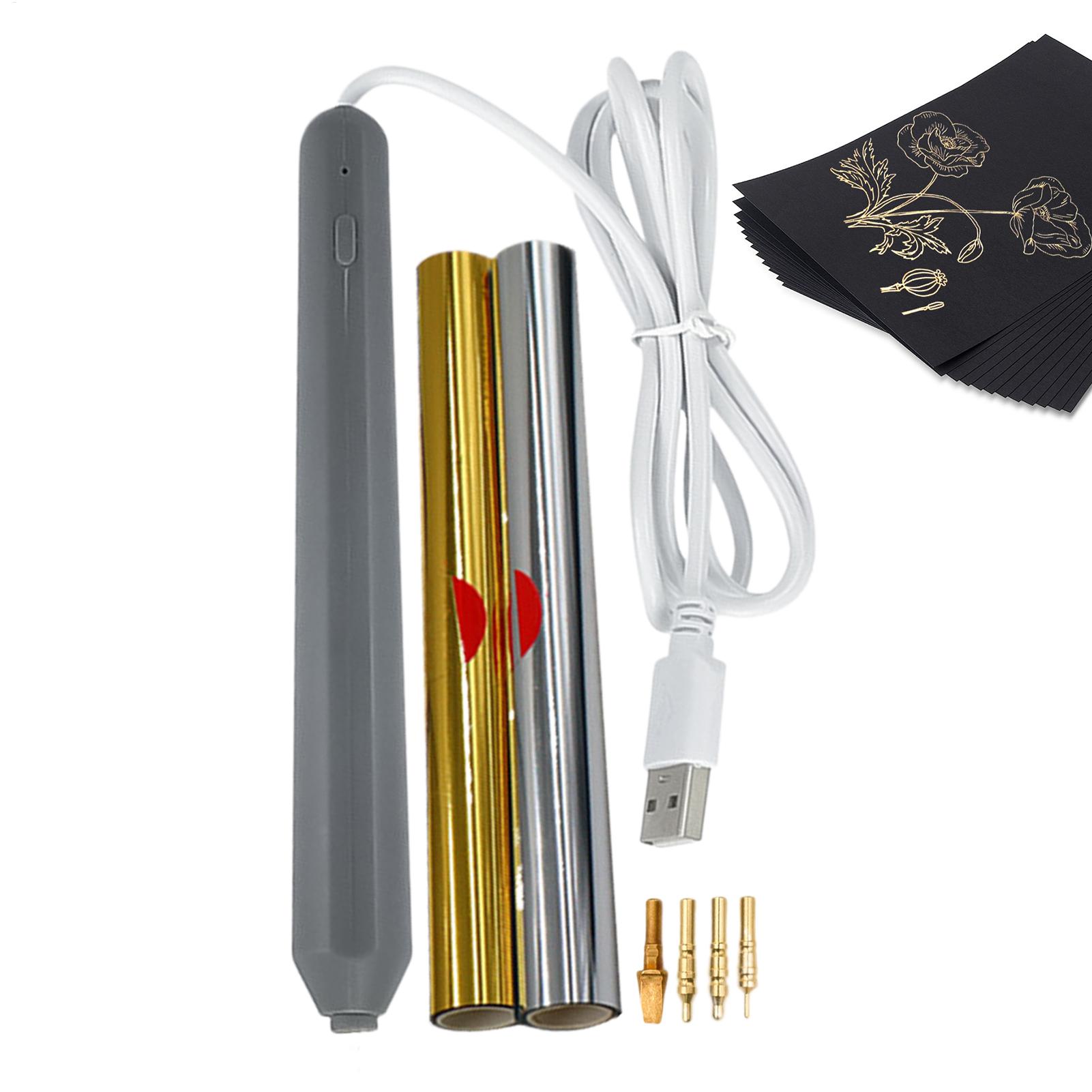 Hot Foil Pen Stamping Tool wit - Leather Work Organiser ulasan dan harga