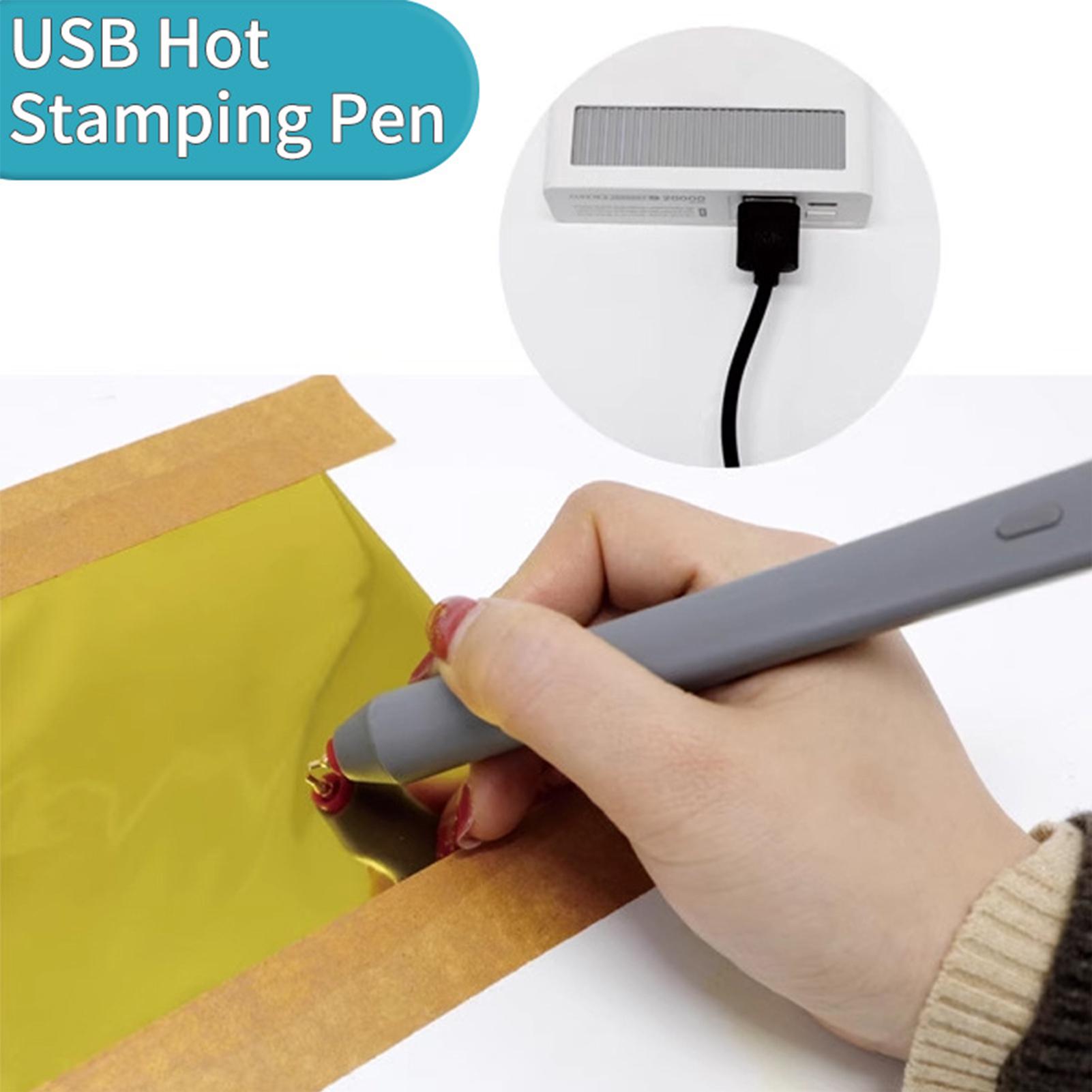 Hot Foil Pen Stamping Tool wit - Leather Work Organiser ulasan dan harga