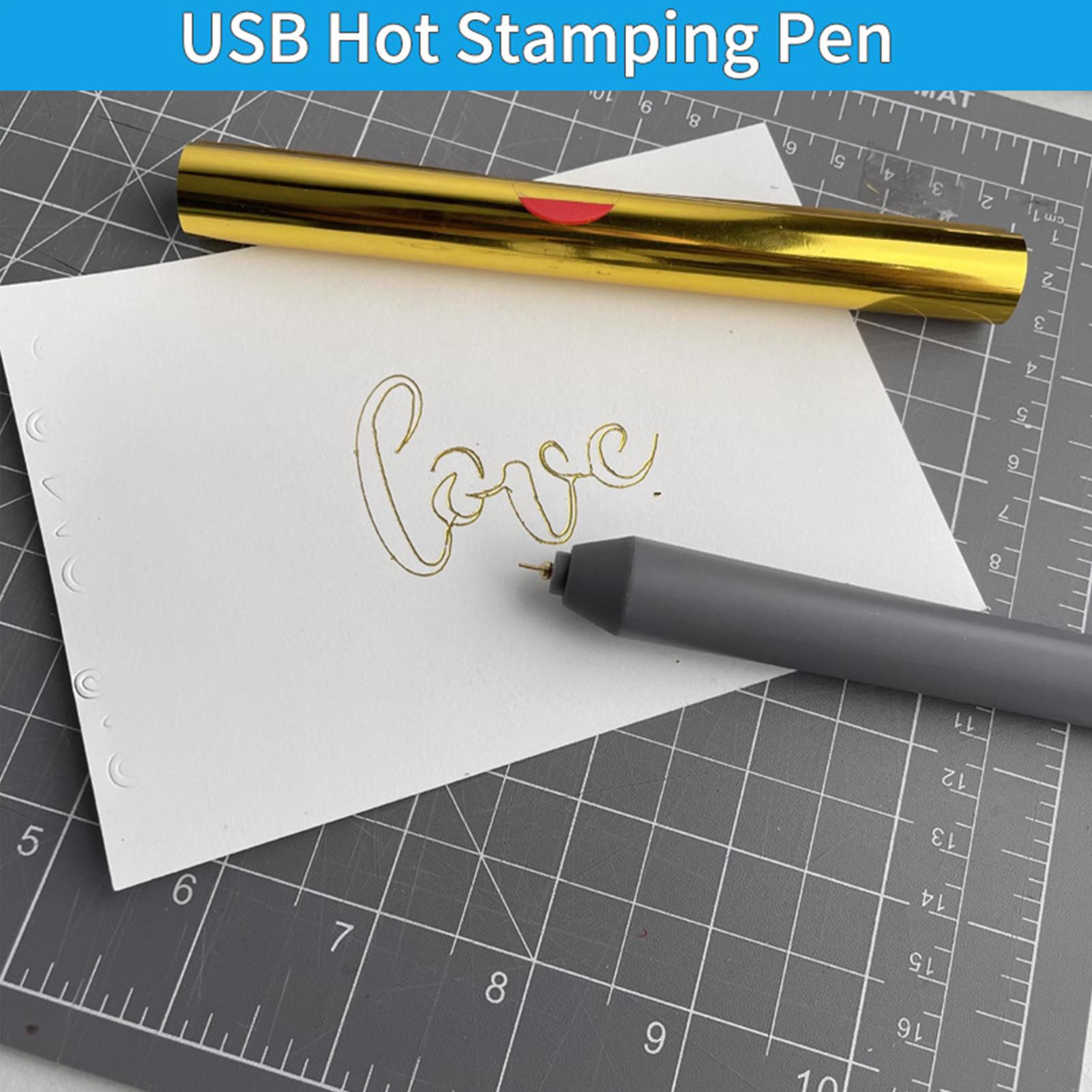 Hot Foil Pen Stamping Tool wit - Leather Work Organiser ulasan dan harga