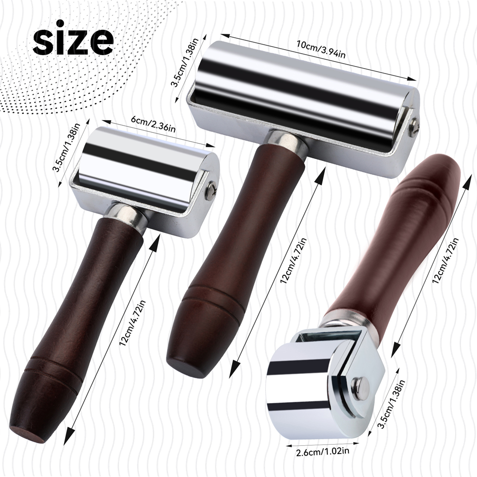 KRABALL Leather Press Edge Rol - Leather Work Organiser ulasan dan harga