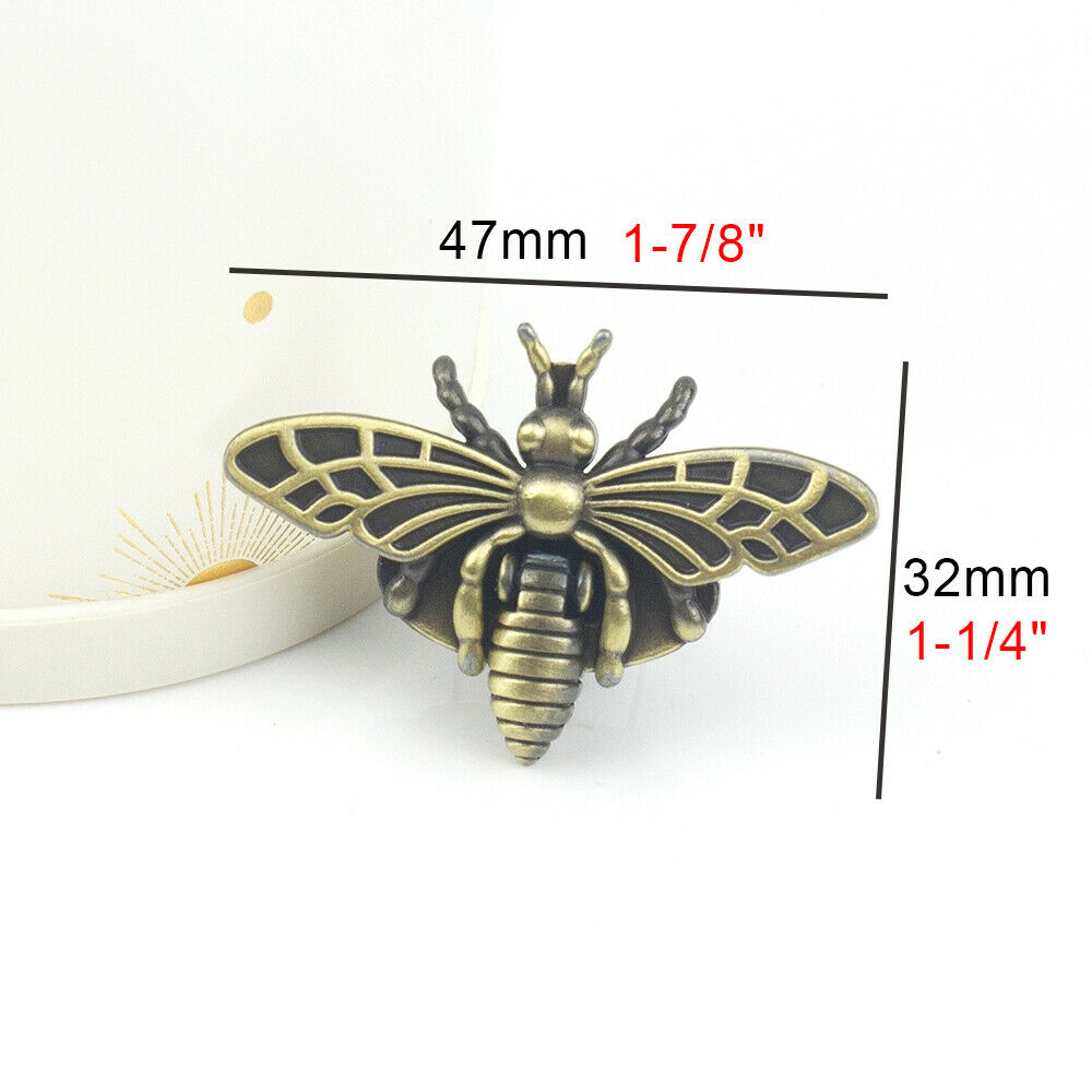 Metal Bee Shape Turn Lock Retr - Leatherwork Hardware ulasan dan harga