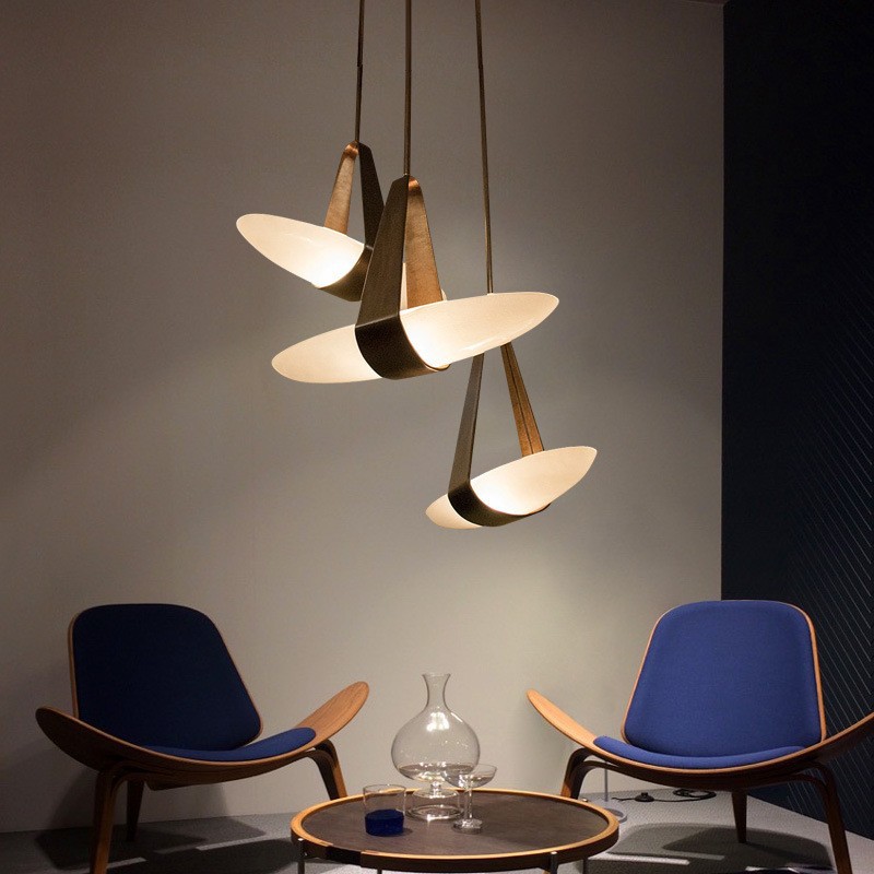Nordic Designer Leather LED Ch - Leatherwork Desk ulasan dan harga