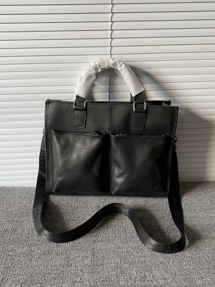 Vintage Cowskin Mens Briefcase - Leather Work Bag Mens ulasan dan harga