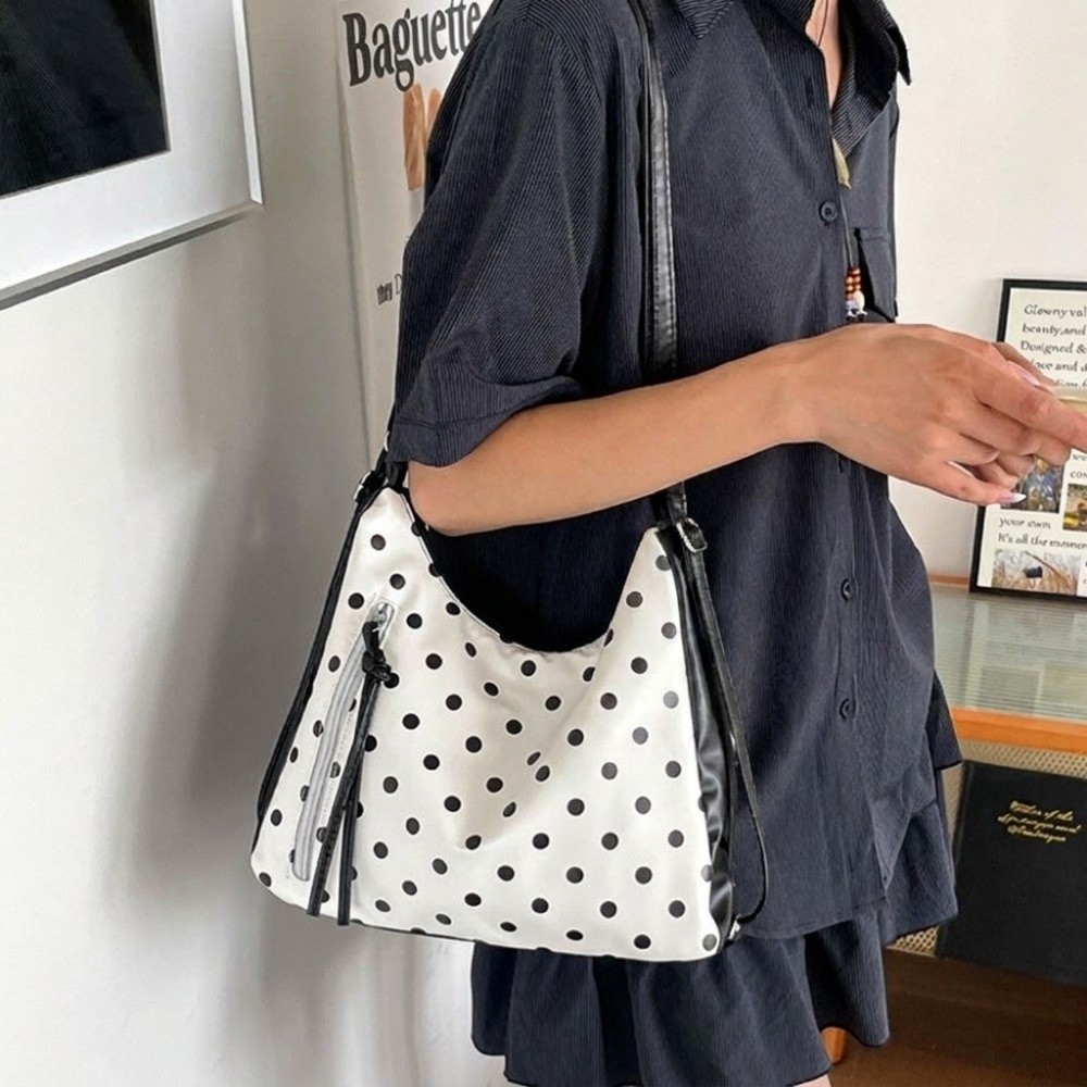 Vintage PU Leather Polka Dot S - Leather Work Womens Backpack ulasan dan harga