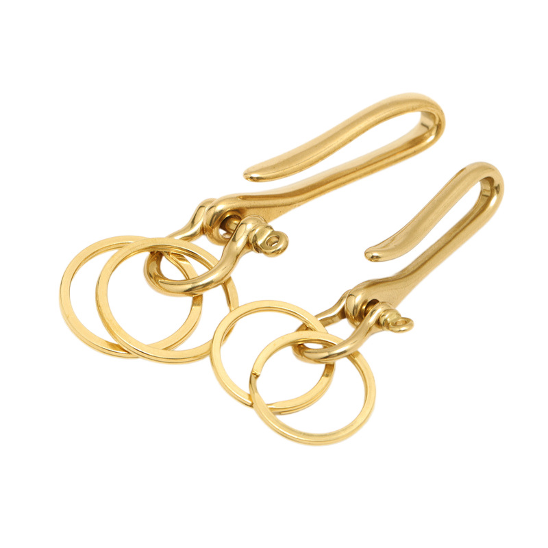 Brass Cloth Hook U-Shaped Key  - Leatherwork Hardware ulasan dan harga