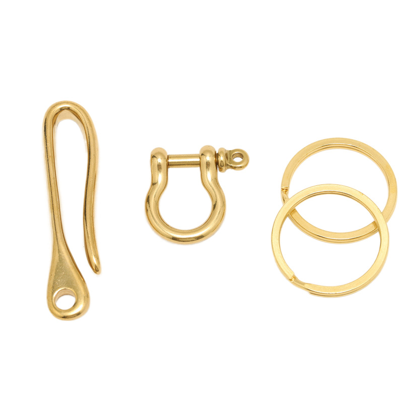 Brass Cloth Hook U-Shaped Key  - Leatherwork Hardware ulasan dan harga
