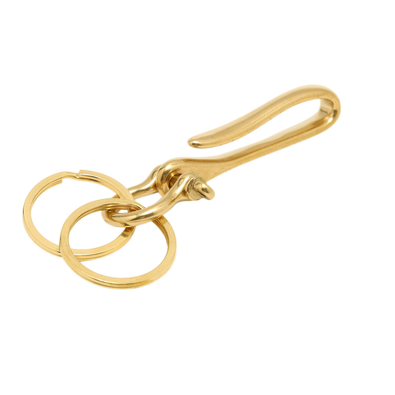 Brass Cloth Hook U-Shaped Key  - Leatherwork Hardware ulasan dan harga