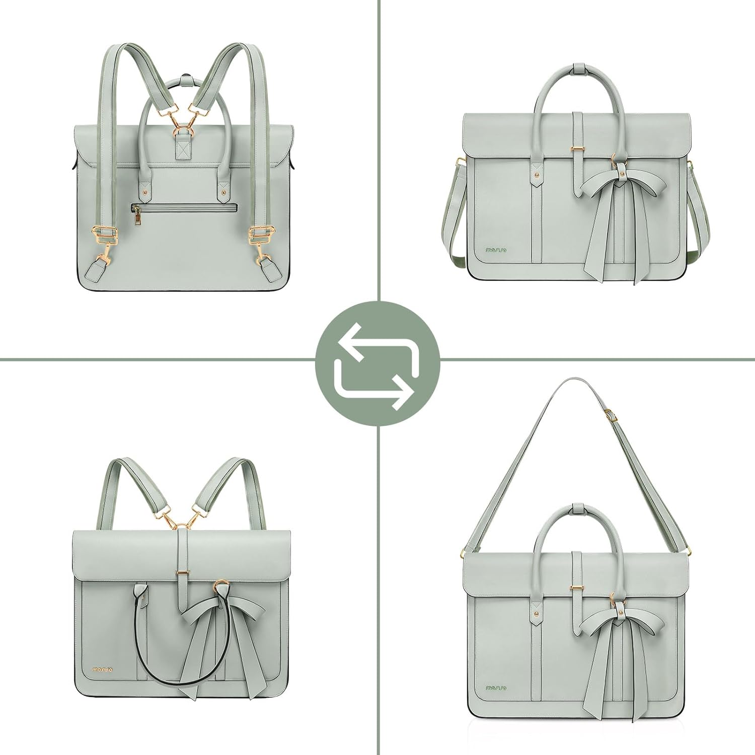 Laptop Bag Women's Handbag 13  - Leather Work Womens Backpack ulasan dan harga