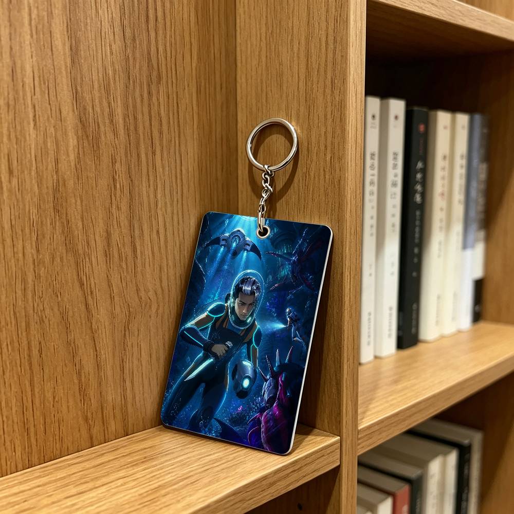 Hot Game S-Subnautica 2 Badge  - Leather Work Leather ulasan dan harga