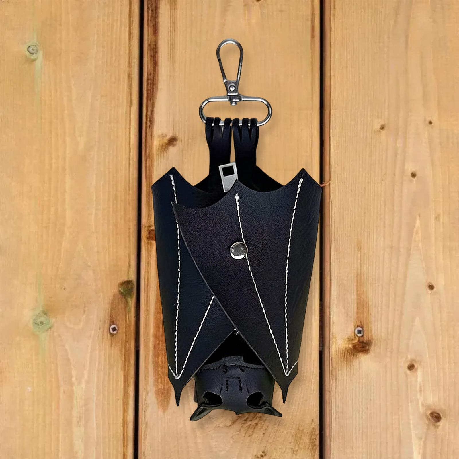 Coin Purse PU Leather Bat Goth - Leather Work Bag Mens ulasan dan harga