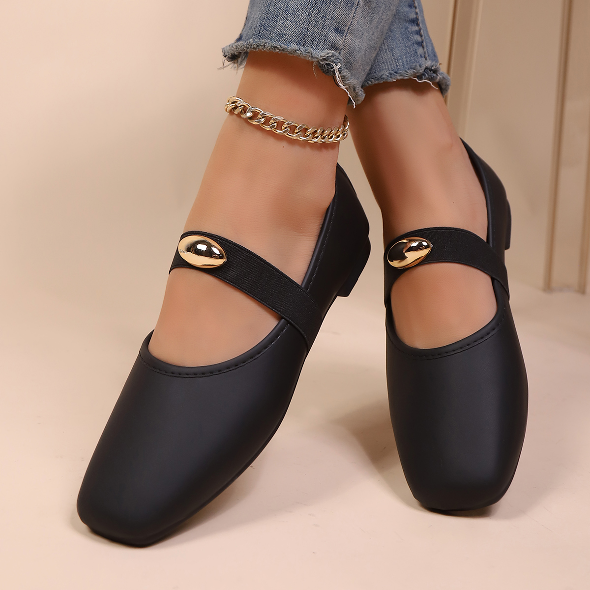 Minimalist Solid Color Mary Ja - Leatherwork Hardware ulasan dan harga