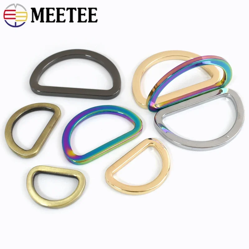 50Pcs 16-38mm D Rings Metal Bu - Leatherwork Hardware ulasan dan harga