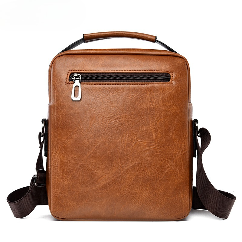 Hot Fashion Korean Style Men C - Leather Work Bag Mens ulasan dan harga
