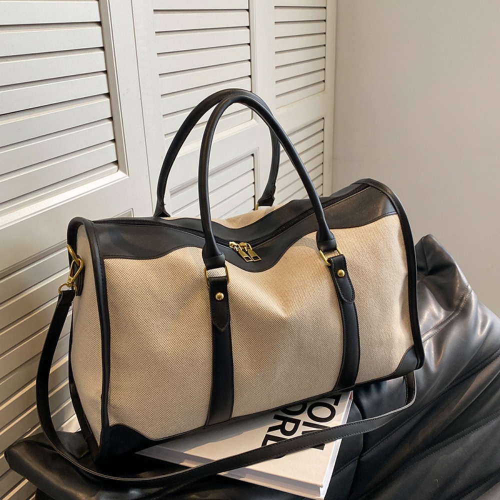 2026 Vintage Canvas & PU Leath - Leather Work Duffle ulasan dan harga