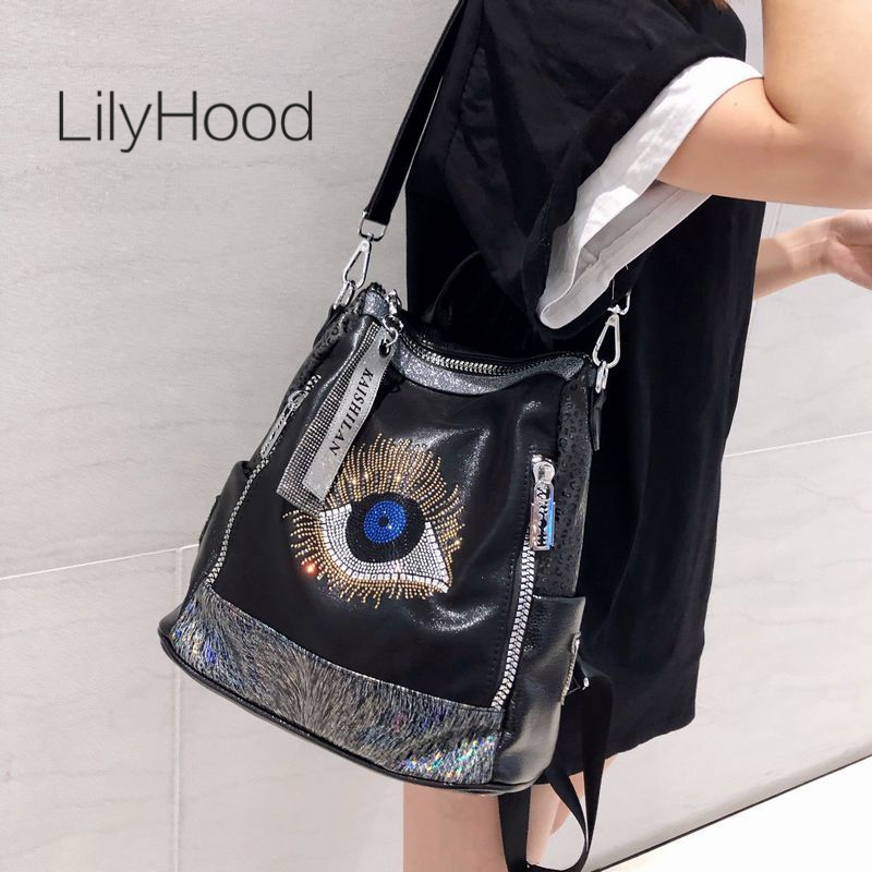 2026 Women Vegan Leather Styli - Leather Work Womens Backpack ulasan dan harga