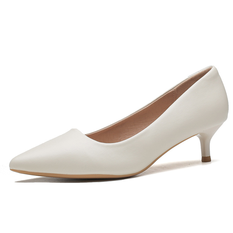 High-heeled women's slim heel  - Leatherwork In French ulasan dan harga