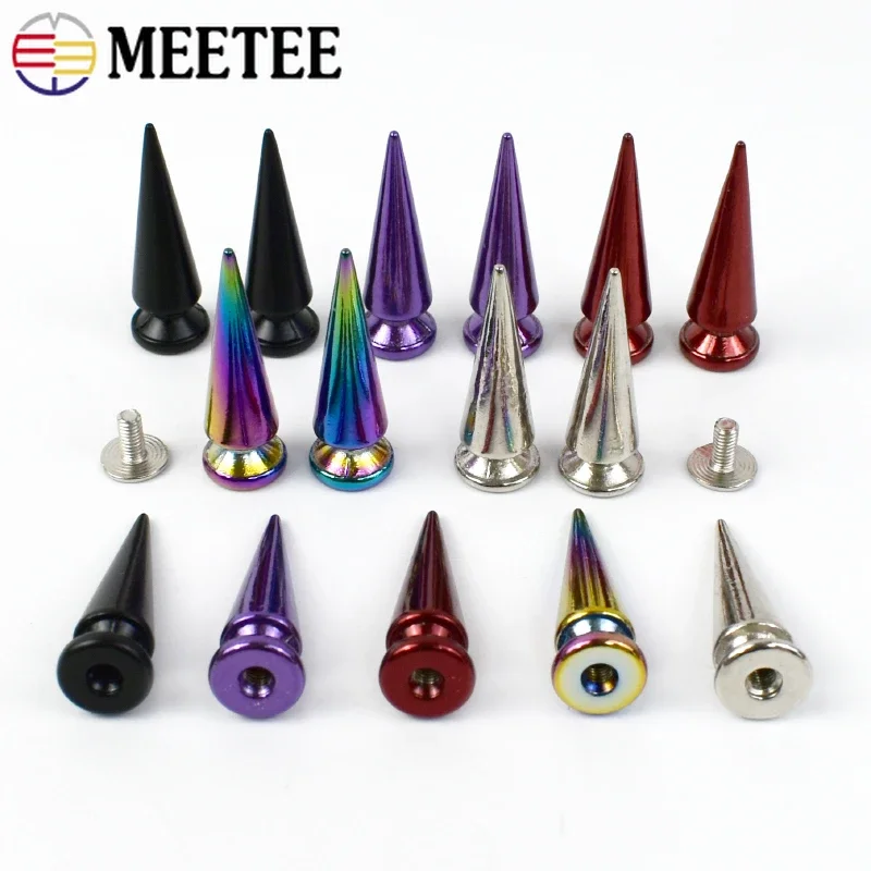 10/20Pcs Meetee Metal Rivets B - Leatherwork Hardware ulasan dan harga