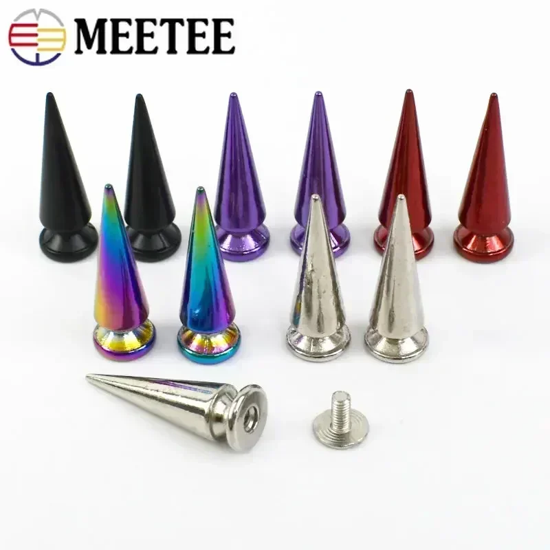 10/20Pcs Meetee Metal Rivets B - Leatherwork Hardware ulasan dan harga