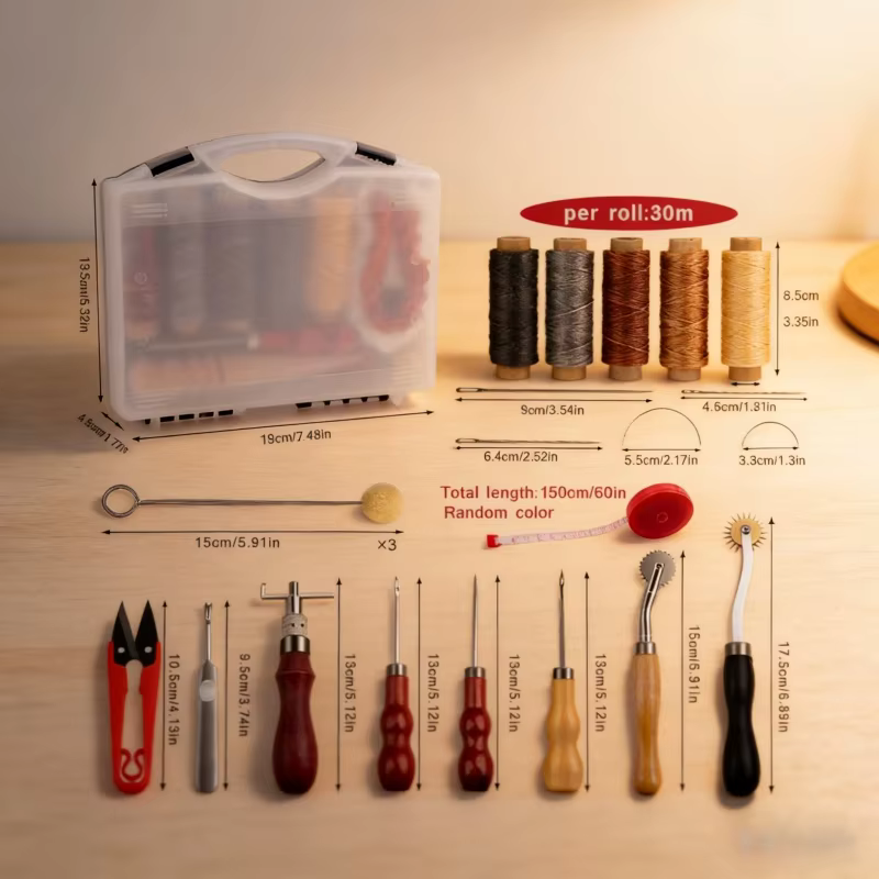 Leather Craft Tool Kit Leather - Leather Work Organiser ulasan dan harga