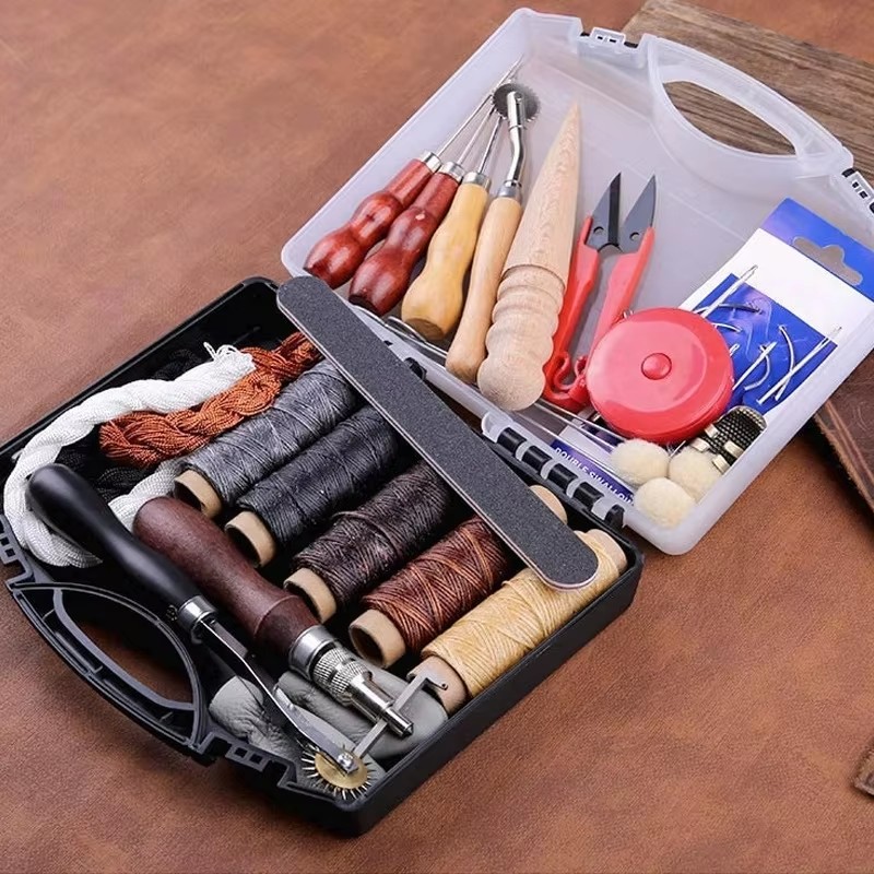 Leather Craft Tool Kit Leather - Leather Work Organiser ulasan dan harga