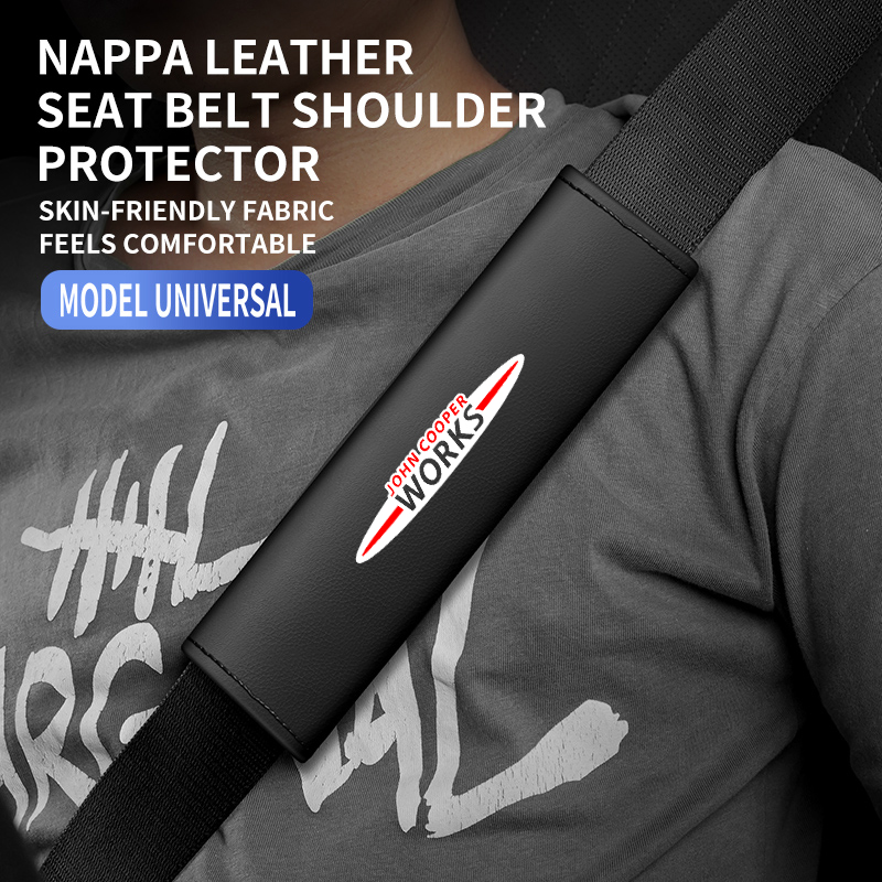 2PC Leather Car Seat Belt Shou - Leather Works Near Me ulasan dan harga