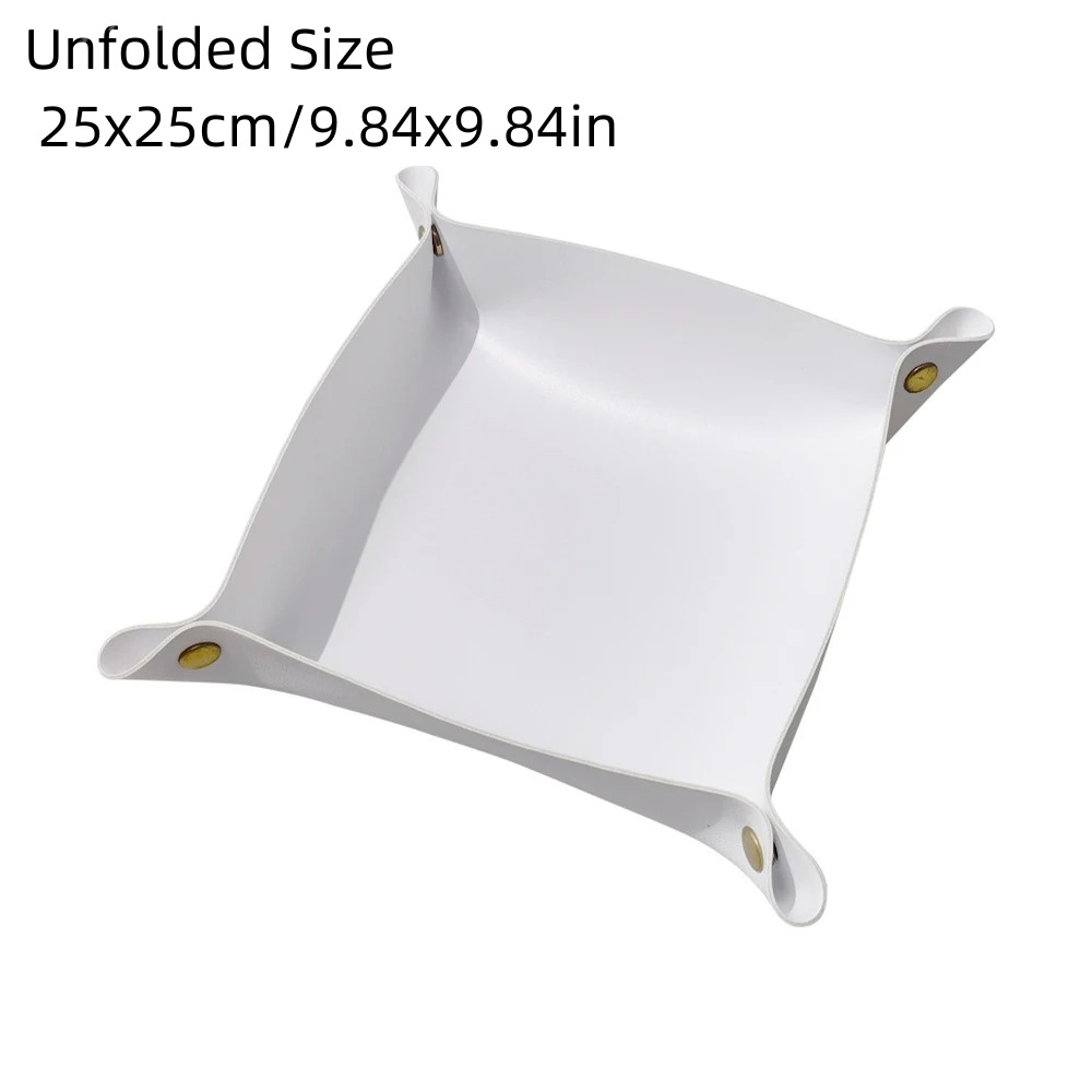 1PC 25X25CM Leather Tray Folda - Leatherwork Table ulasan dan harga