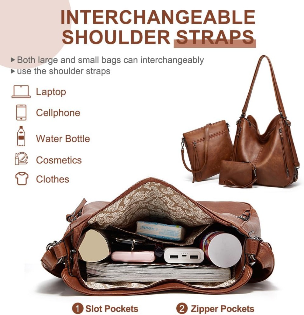 Luxury Women Tote Bag Handbags - Leather Work Womens Backpack ulasan dan harga
