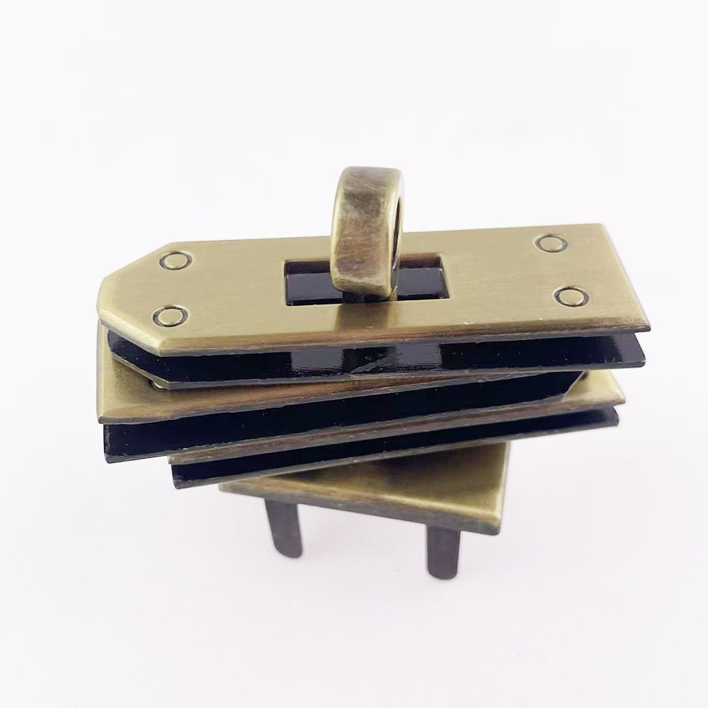 1set(4pcs) 46mm Gold/Brass Met - Leatherwork Hardware ulasan dan harga