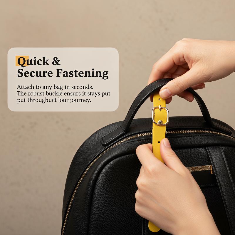 Premium Pu Leather Luggage Tag - Leatherwork Hardware ulasan dan harga