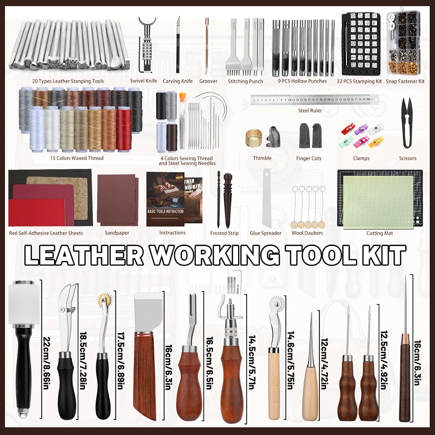 Leather Working Kit, Leather W - Leather Work Leather ulasan dan harga