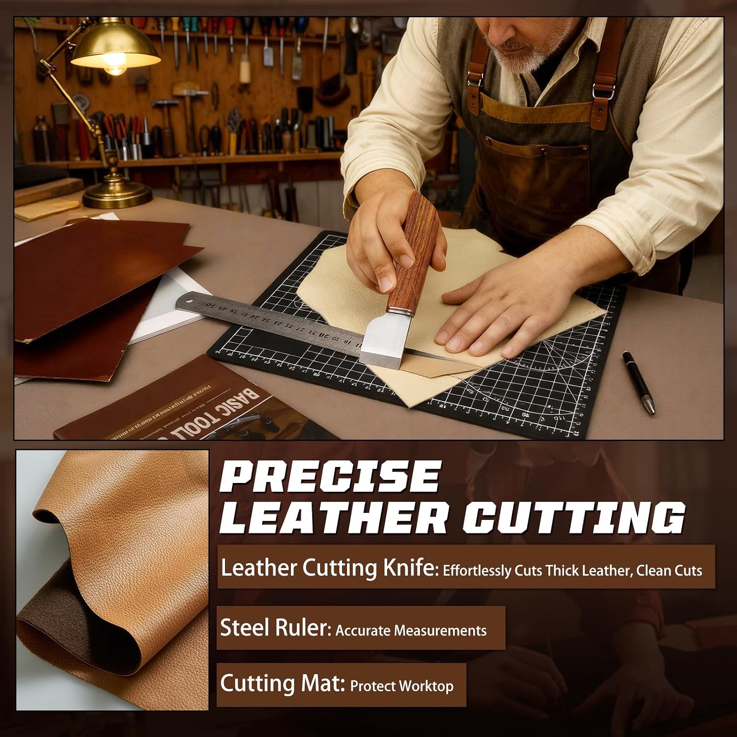 Leather Working Kit, Leather W - Leather Work Leather ulasan dan harga