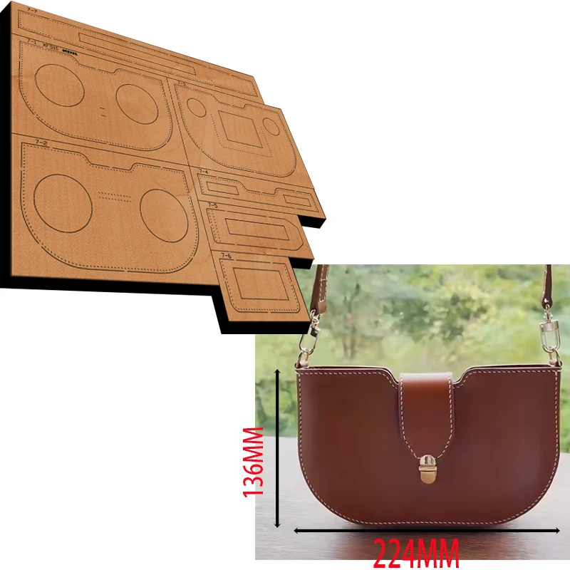Single-shoulder bag Leather Cr - Leathercraft Japan ulasan dan harga