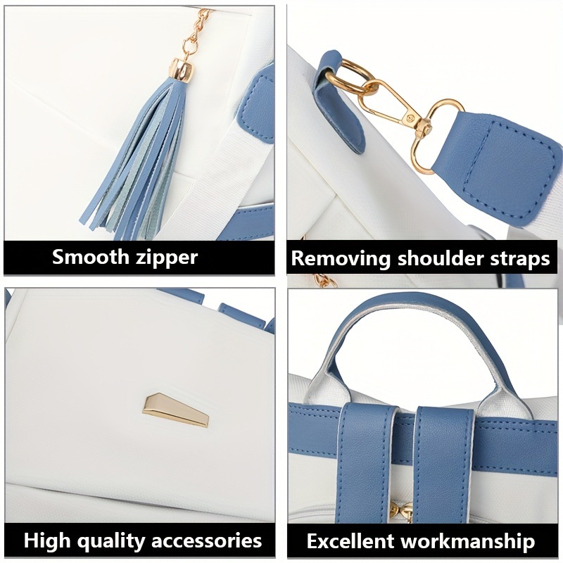 Fashionable Soft Leather Anti  - Leather Work Womens Backpack ulasan dan harga