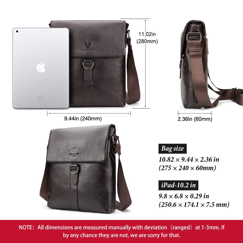 HUMERPAUL 2023 New Fashion Men - Leather Work Bag Mens ulasan dan harga