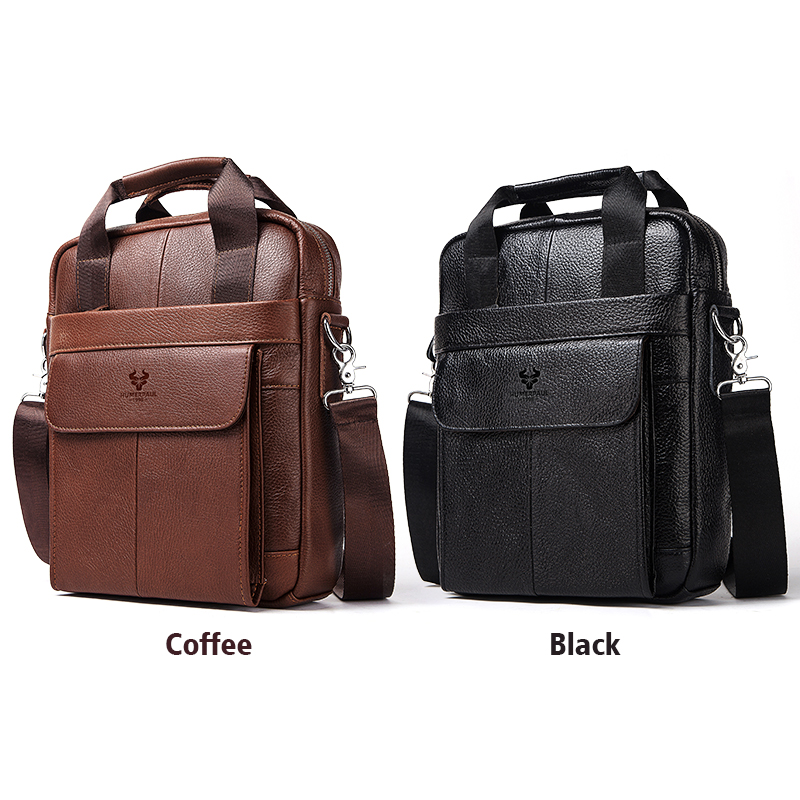 Durable Genuine Leather Bags f - Leather Work Bag Mens ulasan dan harga